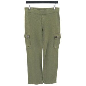 Eddie Bauer Cargo Pants Women XS Green Gorpcore Utility Hiking Rugged Casual Y2K